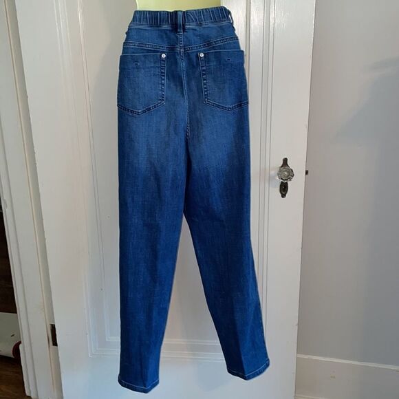 J. Jill Authentic Fit Slim Ankle blue denim jeans - Picture 4 of 8
